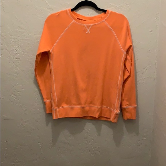 Eddie Bauer Tops - Eddie Bauer small orange sweatshirt